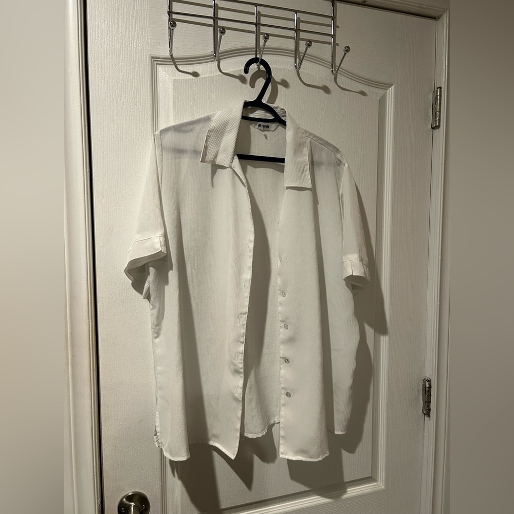 White Oversized Blouse